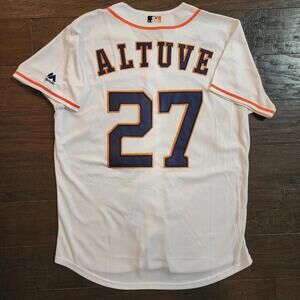 Jose Altuve Majestic #27 Houston Astros Jersey NWT Sz M